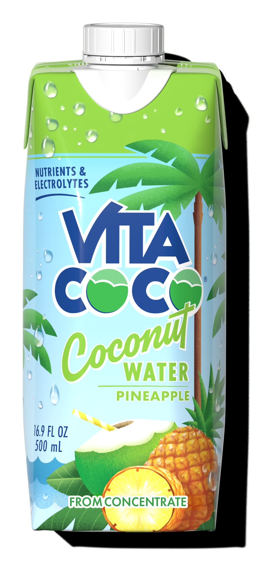 Vita Coco Coconut Water, Pineapple (202.6 fl oz)