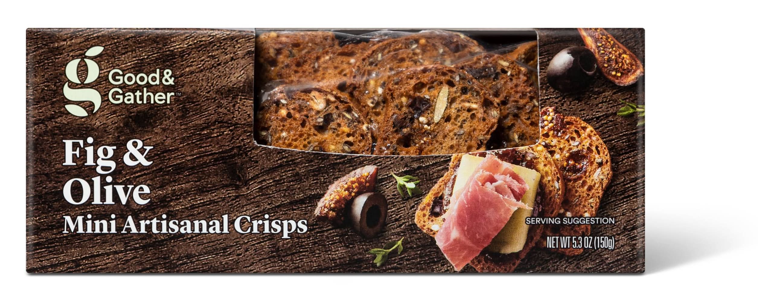 Good & Gather Fig and Olive Mini Artisanal Crisps (5.3 oz)