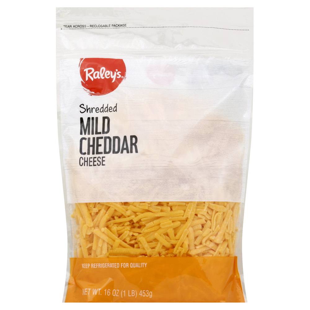 Raley's Shredded Mild Cheddar Cheese