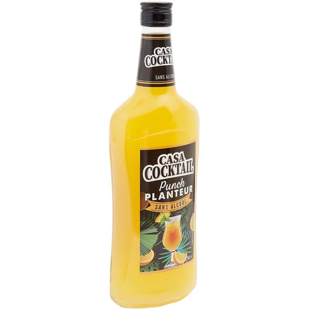 Boisson punch planteur sans alcool CASA COCKTAIL - la bouteille de 75cL