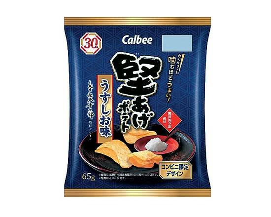 【菓子】◎カルビー 堅あげポテトうすしお��味 65g