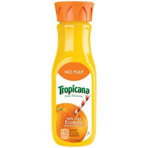 Tropicana - Pure Premium Orange Juice - 12 / 12 oz bottles (1X12|1 Unit per Case)