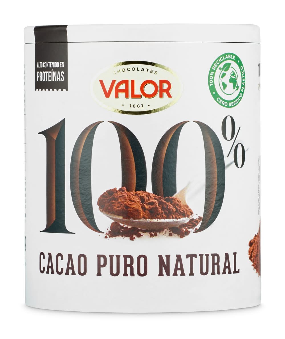Cacao Puro 100% Natural Valor Bote 250 G