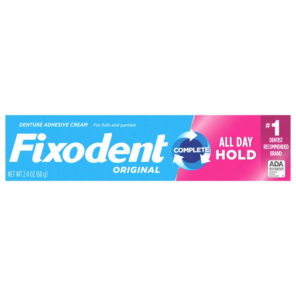 Fixodent Original Denture Adhesive Cream (2.4 oz)