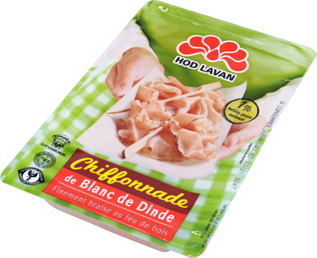 Hod Lavan - Chiffonnade de blanc de dinde (150g)