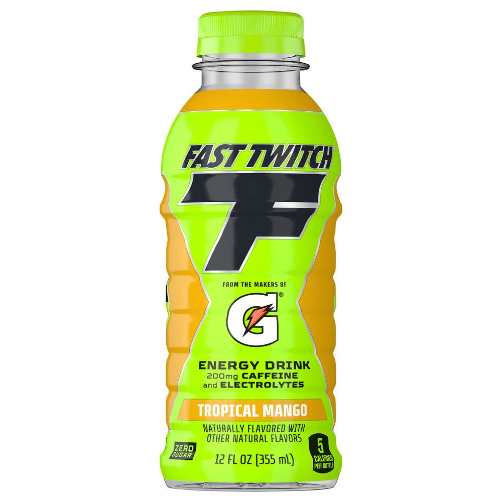 Fast Twitch Energy Drink, Tropical Mango (12 fl oz)