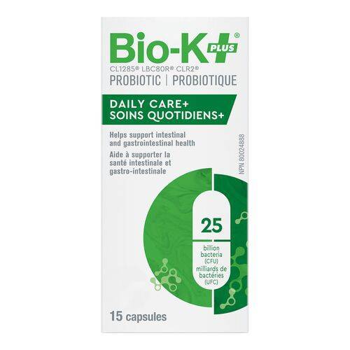 Bio-k plus biok+ soiquotidiens+ 25m 15ca - daily care + (15 ca)