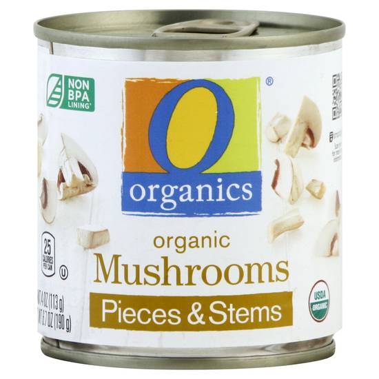O Organics Mushrooms Pieces & Stems (6.7 oz)