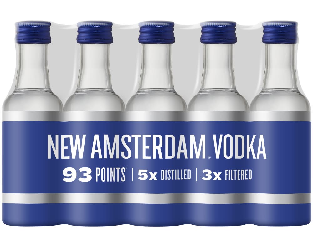 New Amsterdam Premium Vodka (10 x 50 ml)