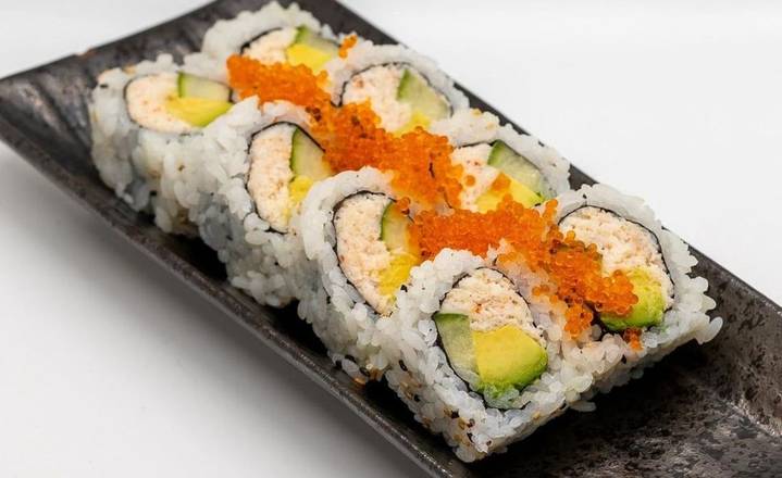 California Cut Roll with Tobiko