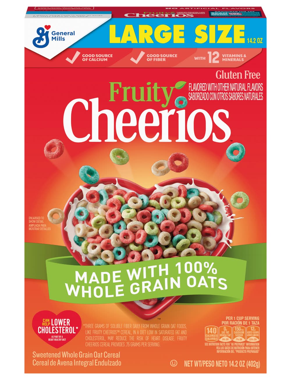Cheerios Large Size Fruity Oats Cereal (14.2 oz)