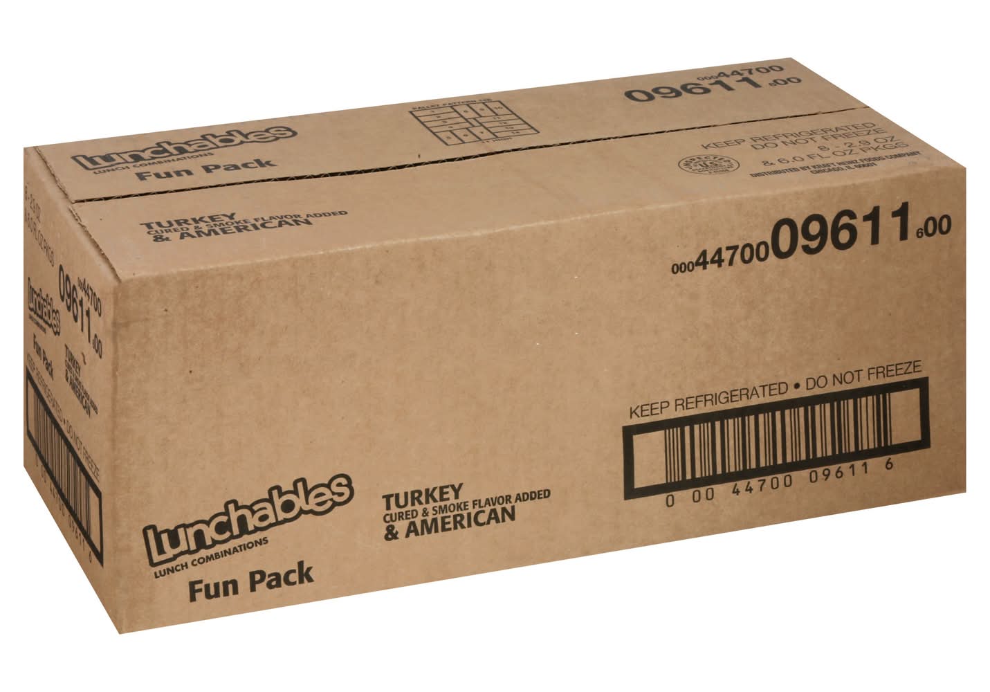 Lunchables Turkey American Cracker Stackers, Assorted (73.2 oz, 8 ct)