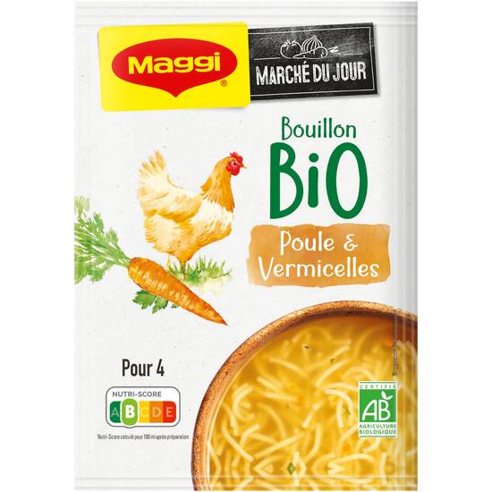 Maggi - Soupe déshydratée aux vermicelles et à la poule bio