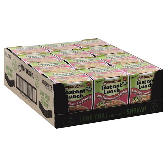 Maruchan Chili Flavor With Shrimp Instant Lunch (12 x 2.3 oz)
