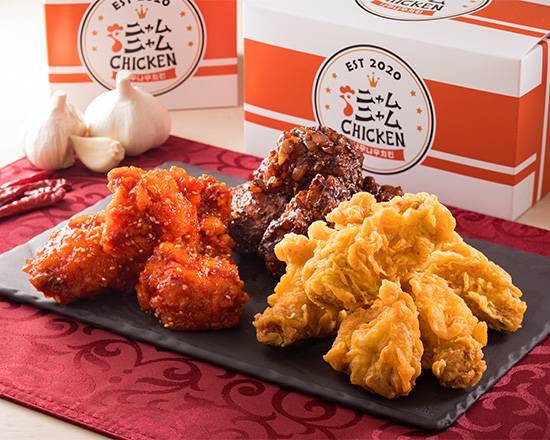 【18ピースご家族で‼選べる3種類】ス�リーボックス  [3 Choices] Nyam Nyam Chicken Box