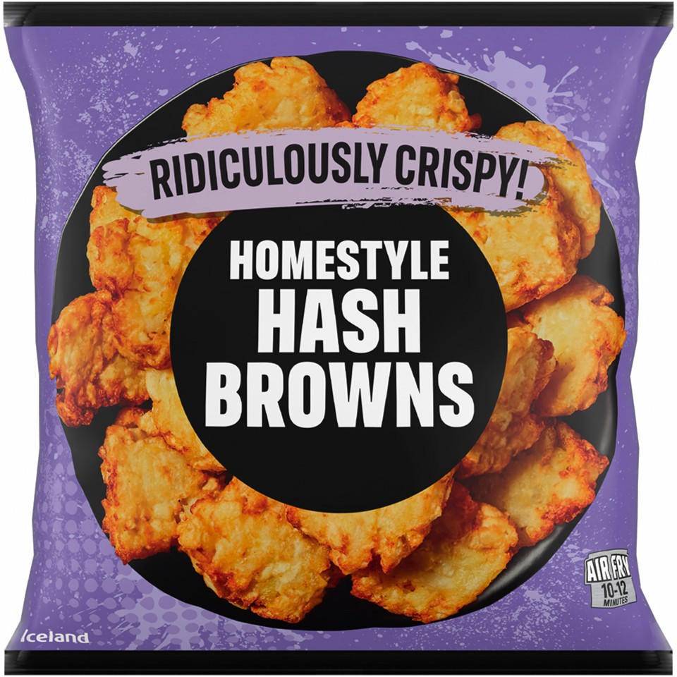 Iceland Ridiculously Crispy Hash Browns (600g)