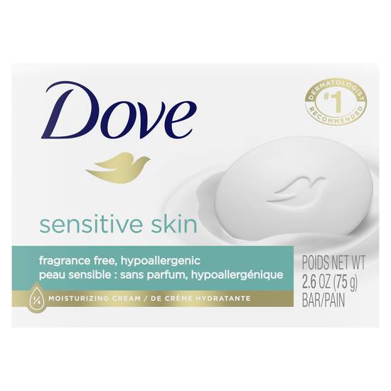 Dove Beauty Bar More Moisturizing Soap For Sensitive Skin