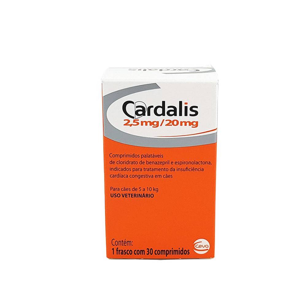 Ceva cardalis 2,5mg/20mg (30 comprimidos)