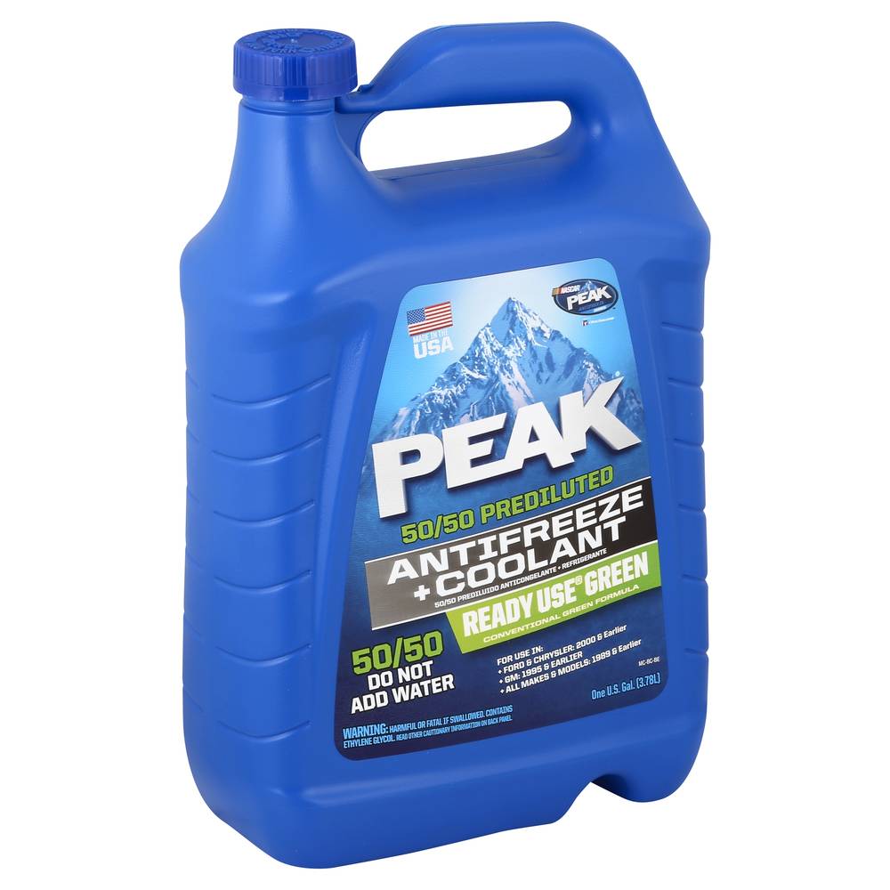 Peak Ready To Use Green Antifreeze & Coolant