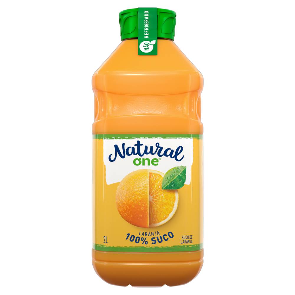 Natural one suco de laranja integral não refrigerado (2 l)