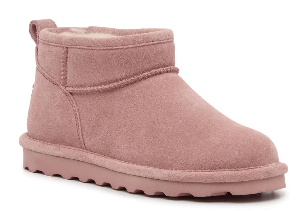 BEARPAW Shorty Bootie (Light Pink Medium - 9)