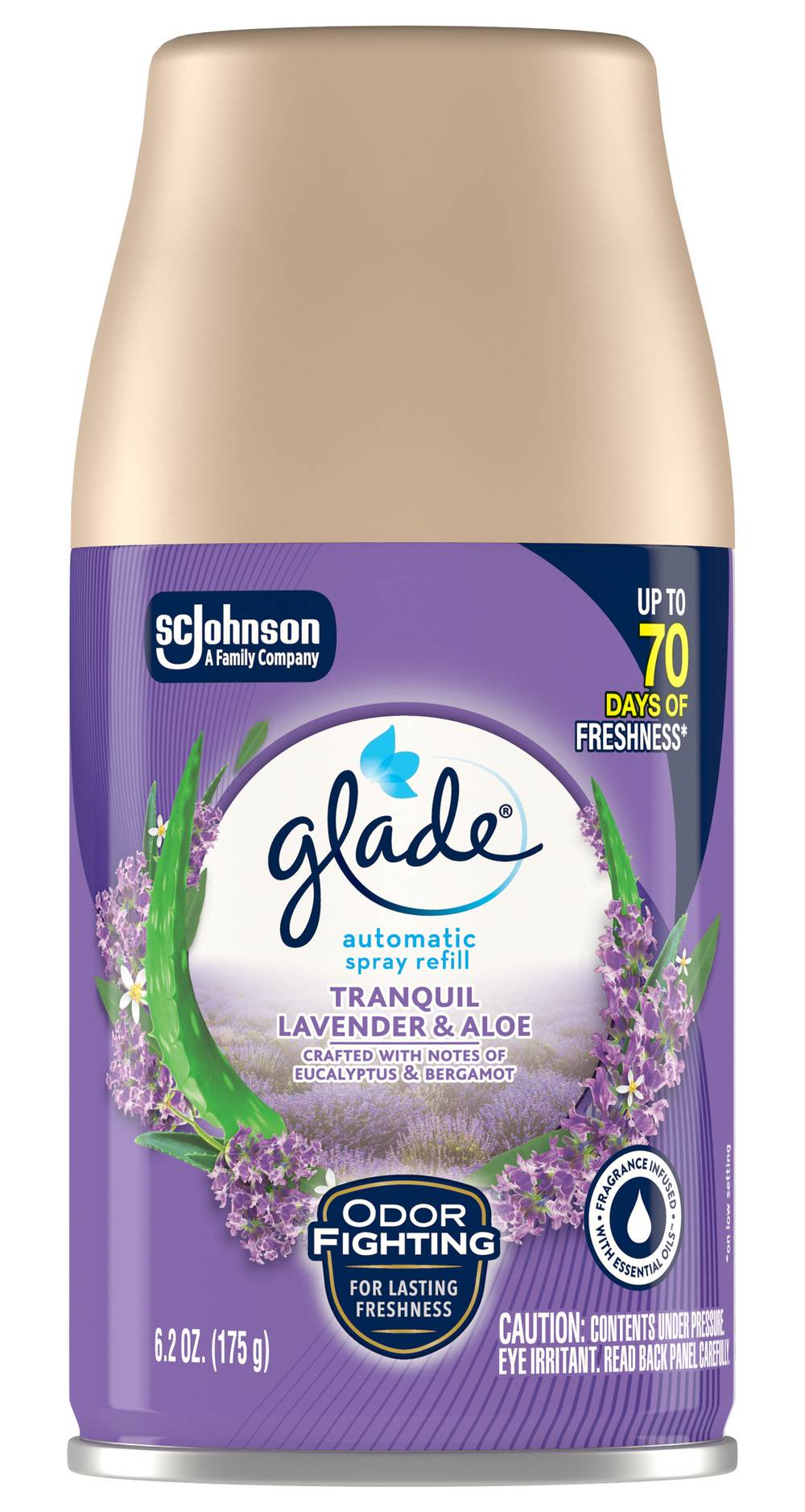Glade Automatic Spray Refill, Tranquil Lavender & Aloe (6.2 oz)