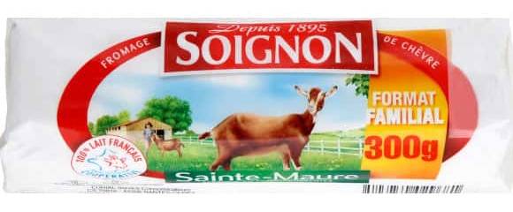 Soignon - Sainte-maure bûche de chèvre (300g)