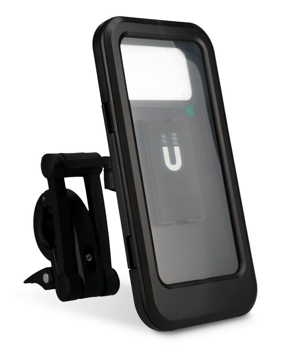 RadioShack · Soporte de celular para moto, 16.5 cm, negro