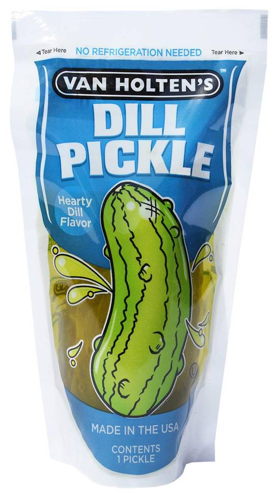 Van Holten'S Jumbo Heartly Dill Pickle Pouch