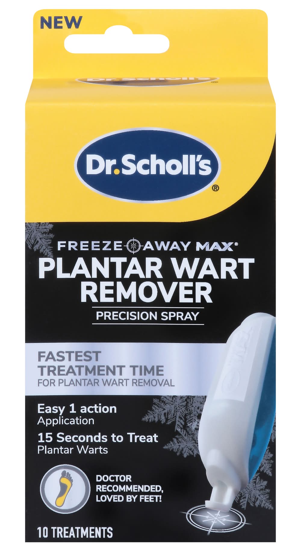 Dr. Scholl's Max Plantar Wart Remover Precision Spray (10 ct)