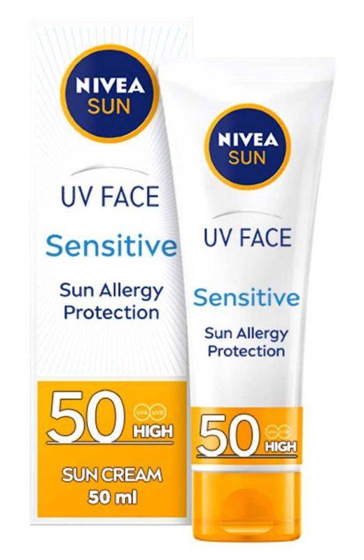 NIVEA SUN UV Face Sensitive Sun Cream SPF50 50ml