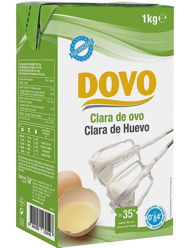 Dovo  - Clara de ovo liquida pasteurizada, 1 kg