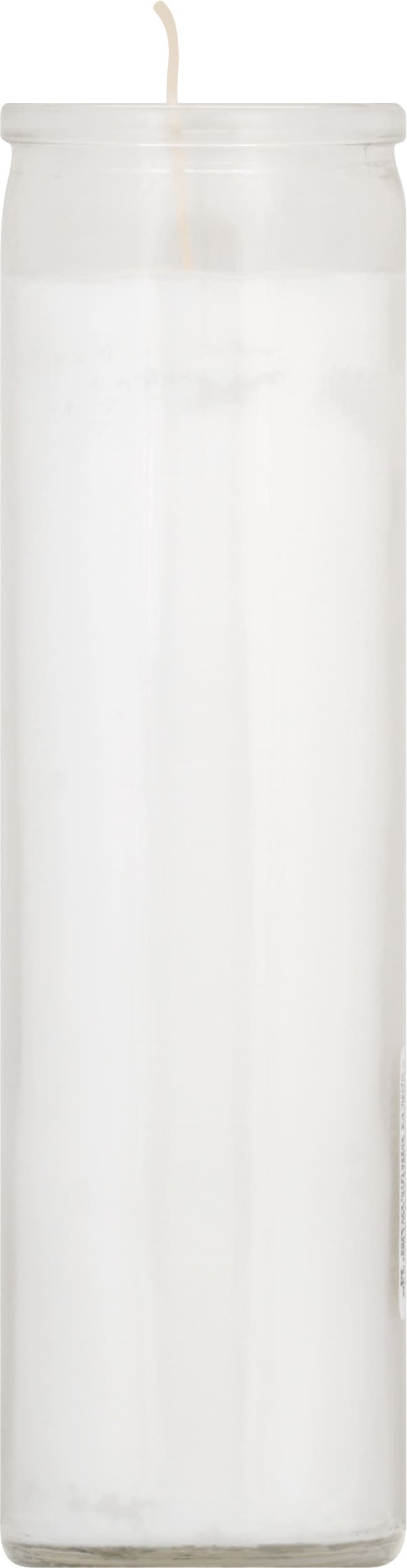 Continental Candle Rosary Candle, 8", White (8 oz)