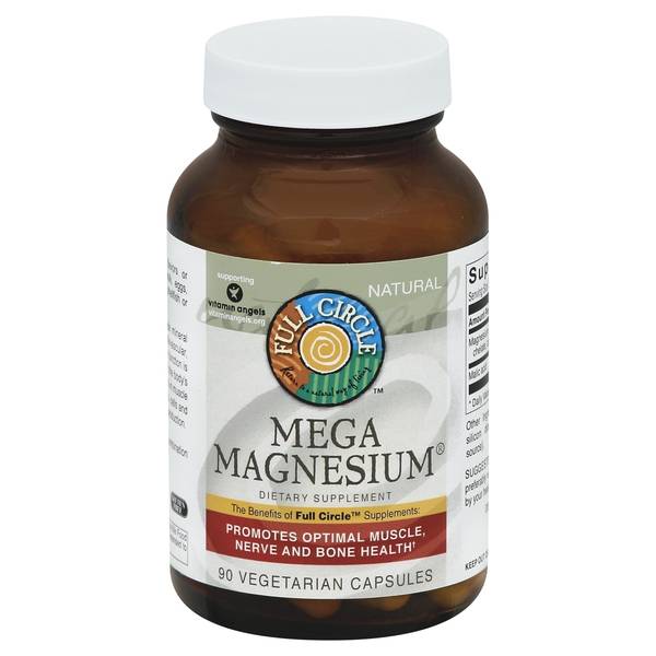 Full Circle, Mega Magnesium, Vegetarian Capsules
