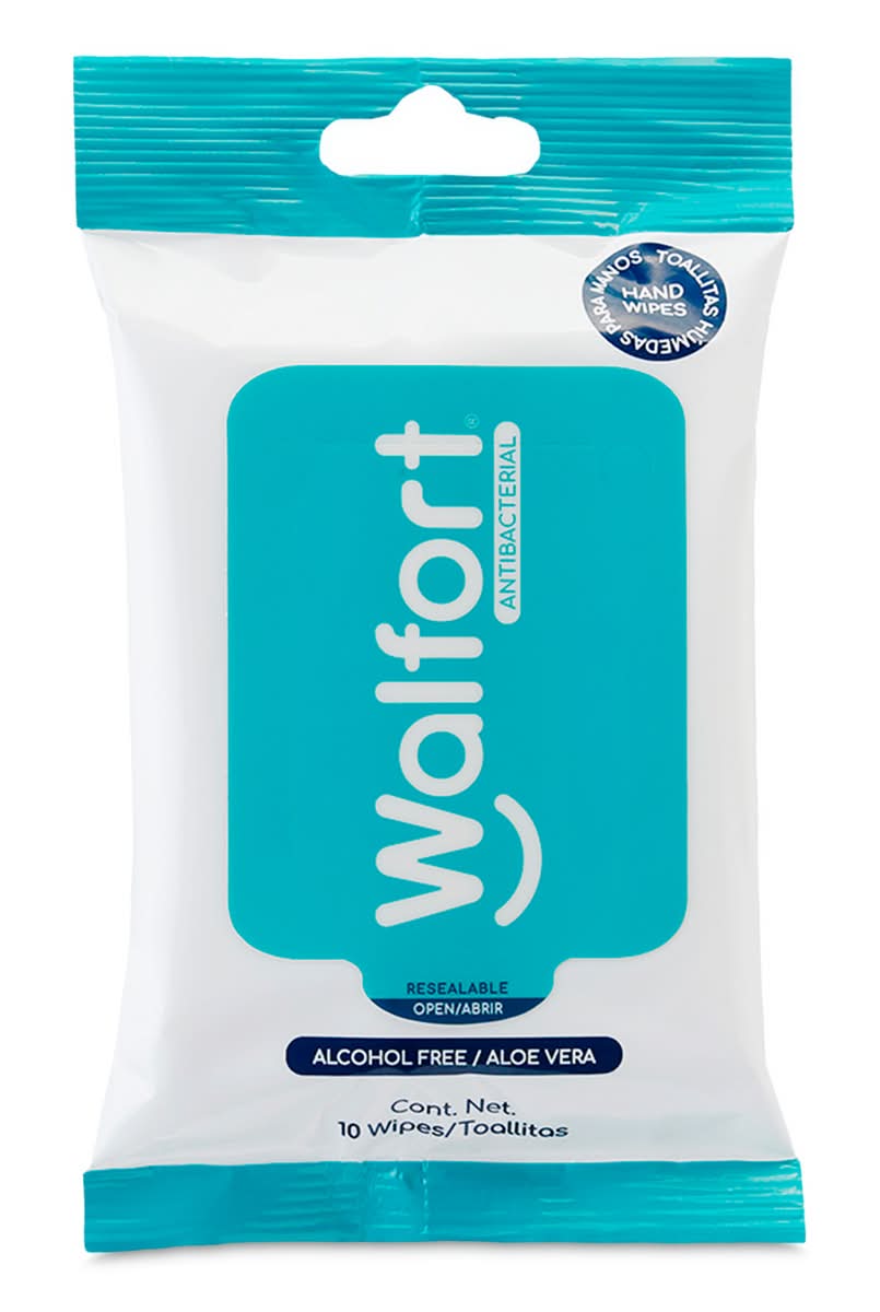 Walfort · Toallitas antibacterial sin alcohol (10 un)