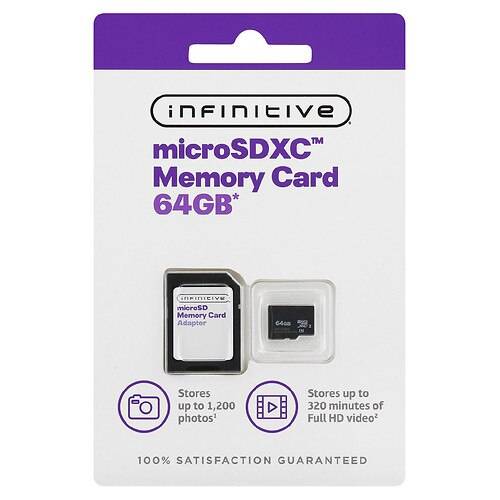 Infinitive High Performace Mobile Micro SD Memory Card 64GB - 1.0 ea