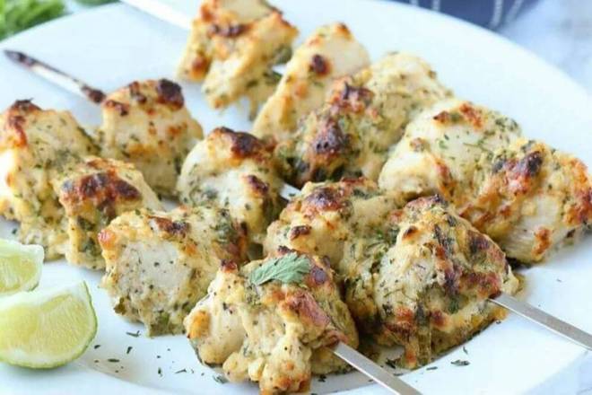 Chicken Malai Tikka Kabob