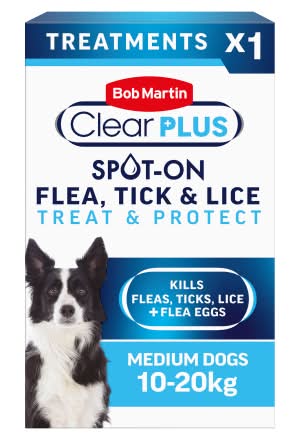 Bob Martin Clear Plus Spot-On Solution For Medium Dogs Treatment