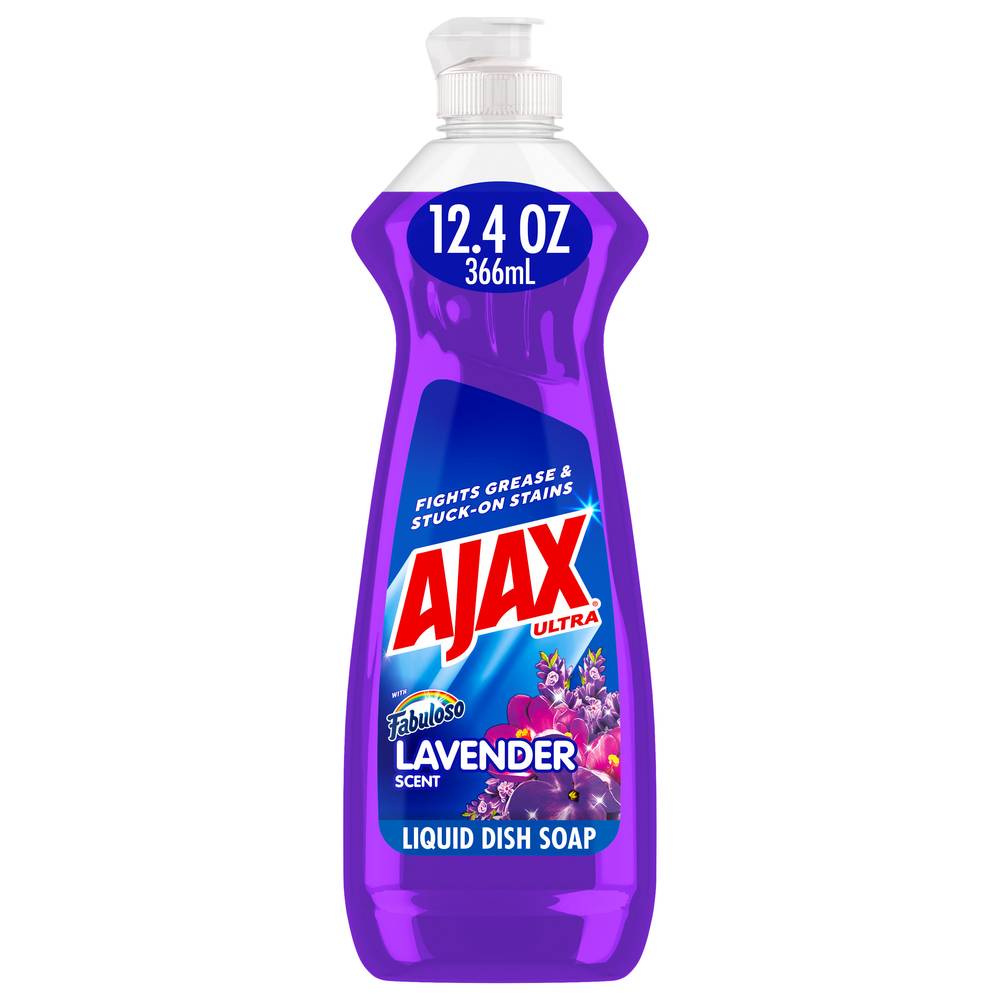 Ajax Liquid Dish Soap With Fabuloso Scent (lavender)