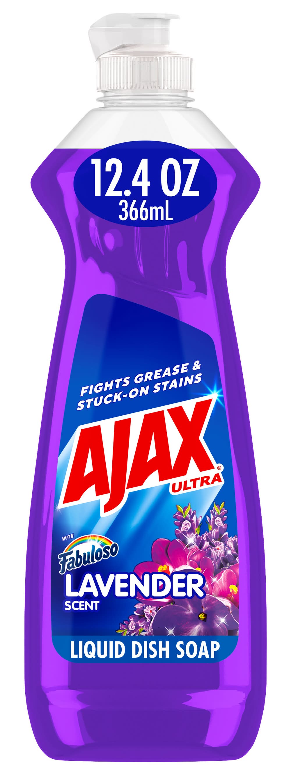 Ajax Liquid Dish Soap With Fabuloso Scent, Lavender (12.4 fl oz)