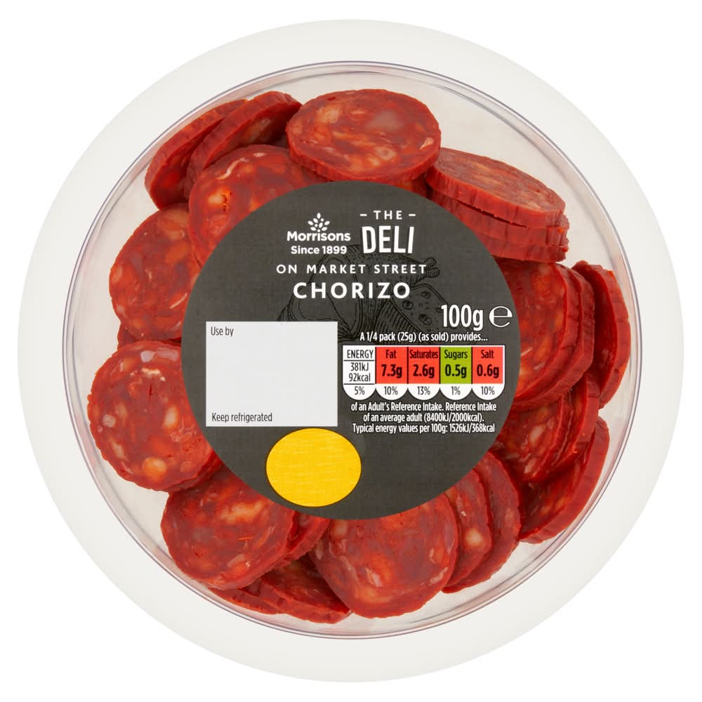Morrisons Deli Chorizo 100g