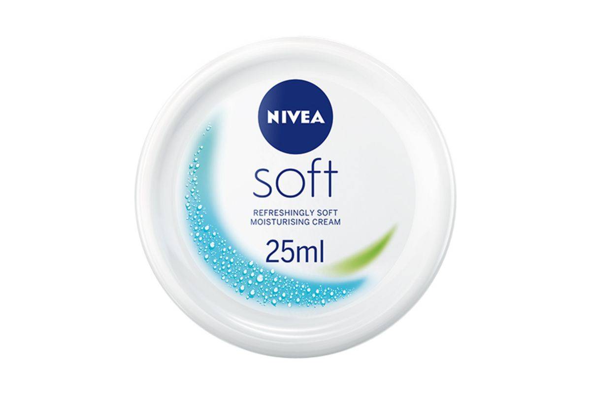 NIVEA Soft Moisturising Cream for Face, Hands and Body, 25ml