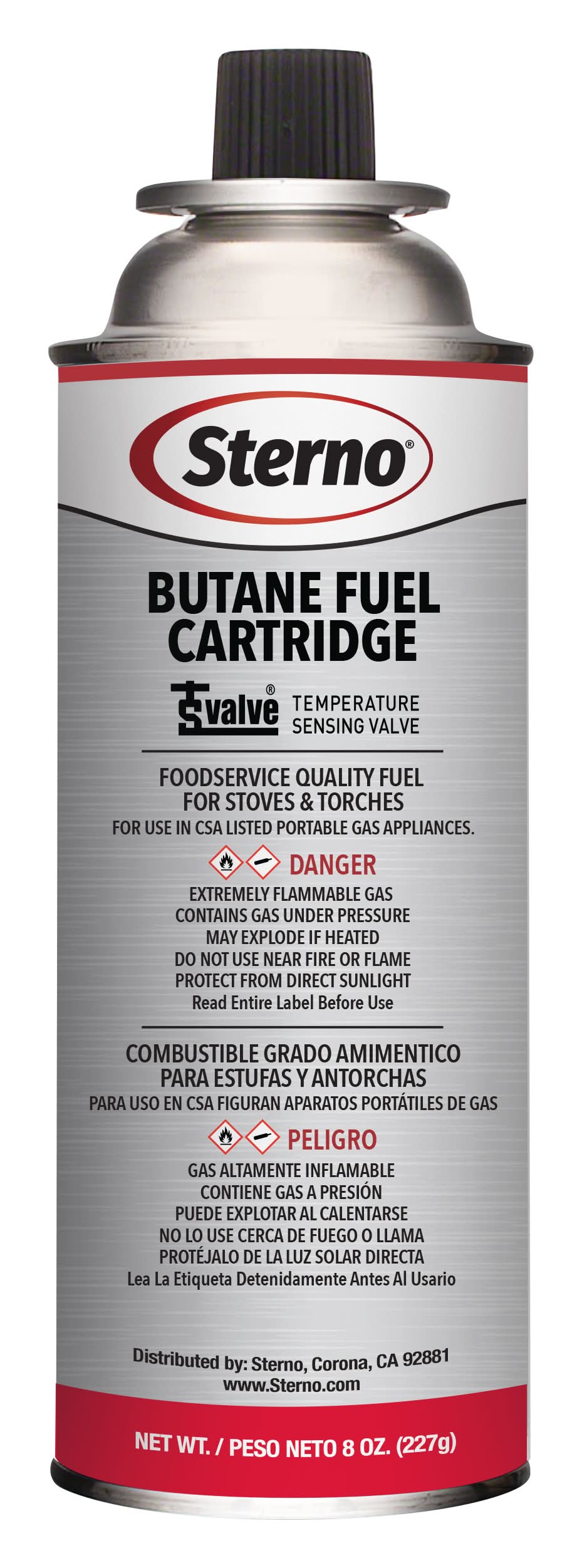 Sterno Butane Fuel Cartridge (8 oz)