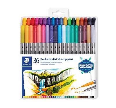 Staedtler Double Ended Fiber Tip Pen (36 ct) (assorted)