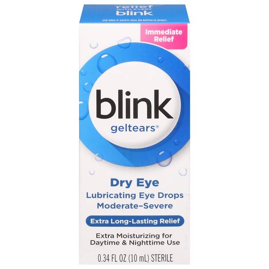 Blink Geltears Dry Eye Lubricating Drops (0.3 fl oz)