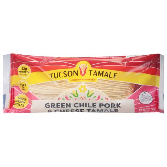 Tucson Tamale Green Chile Pork & Cheese Tamale (5 oz)
