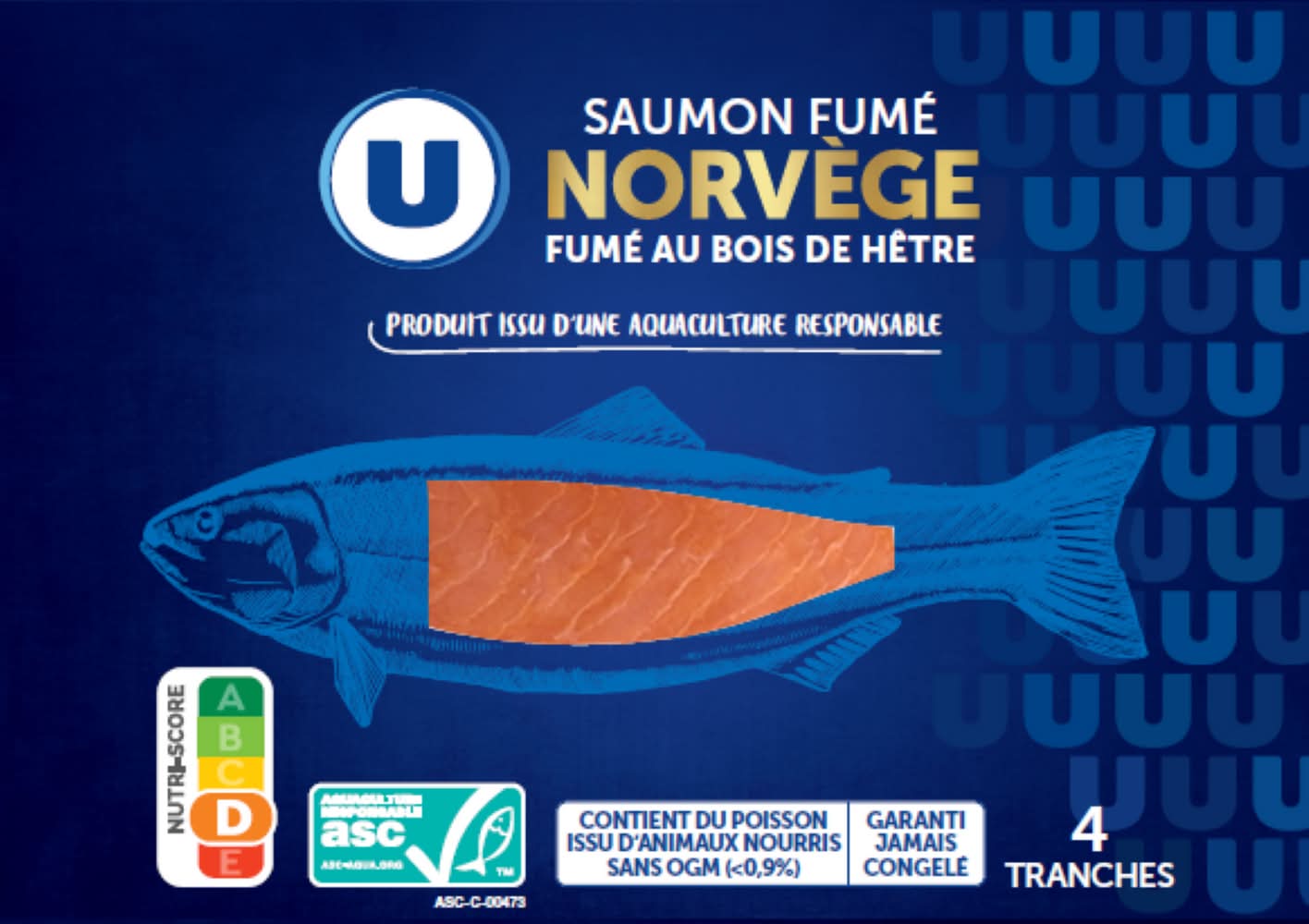 Les Produits U - Saumon fumé au bois de hêtre (4)