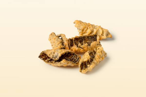 Tempura seaweed crisps