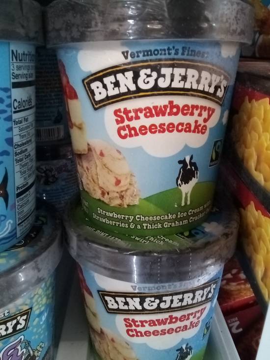 Ben and Jerry's strawberry cheesecake