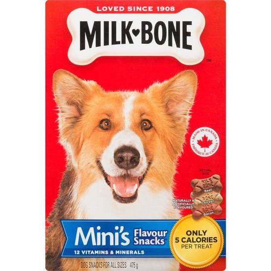 Milk-Bone Mini’s Flavour Snacks Dog Biscuits (475 g)
